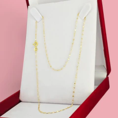 Cadena Espejito Oro 18k Amarillo 40 Cm 0,8 Gramo Tb - C2390