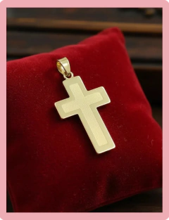 Dije Oro 18k Cruz Joyas Center Cr57