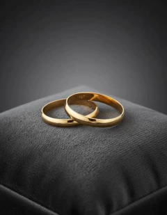 Par Alianzas Oro 18k Rose 3 Gramos El Par Media Caña M3030 - comprar online