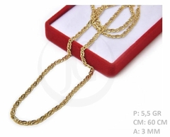 Cadena Soga Unisex Oro 18kts Guliana 8.3 Grs 50 Cm - - comprar online
