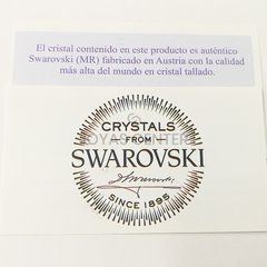 Conjunto Swarovski Rosa (Collar corazón + aros) - en internet