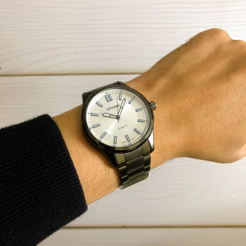 Stone - Agujas - Metal negro