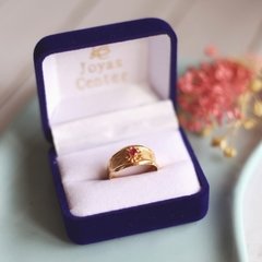 Sello Anillo Sirio Italiano Oro 18k Con Piedra 2,2 Grs en internet