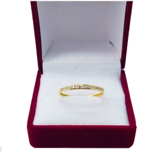 Anillo Oro 18k Medio Sin Fin Colores Varios C1492 - comprar online