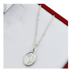 DIJE MEDALLA MILAGROSA PLATA 925 0,6 Grs (Esta publicación corresponde únicamente al dije) - comprar online