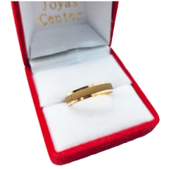 Alianzas Facetadas Oro 18K 6 Gramos el par - MOD1732