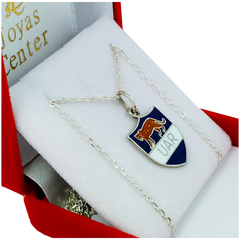 Conjunto Escudo Pumas Plata 925 Cadena Forcet - - comprar online