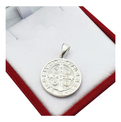 Dije Plata 925 San Benito Religioso Grande -