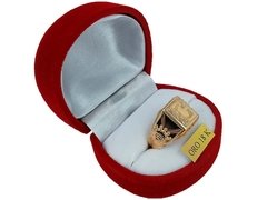 Sello Oro 18k Con Coronas Mesa Lisa Grabado Sin Cargo 5.5 Gr