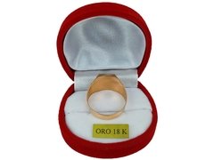 Sello Oro 18k Con Coronas Mesa Lisa Grabado Sin Cargo 5.5 Gr en internet