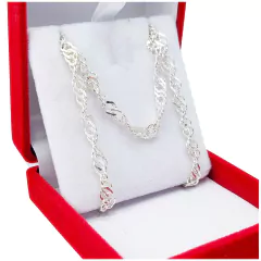 Cadena Plata 925 Modelo Singapur 45c 8,2 Grs -