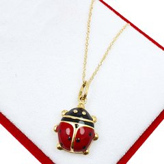 Conjunto Oro 18 K Cadena 45 Cm + Dije Vaquita San Antonio - comprar online