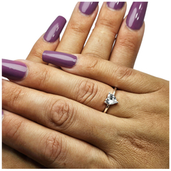 Anillo Cintillo Plata 925 Boda Compromiso Dama Z10 - comprar online