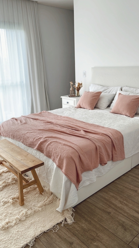 PIE DE CAMA ANI - ROSA