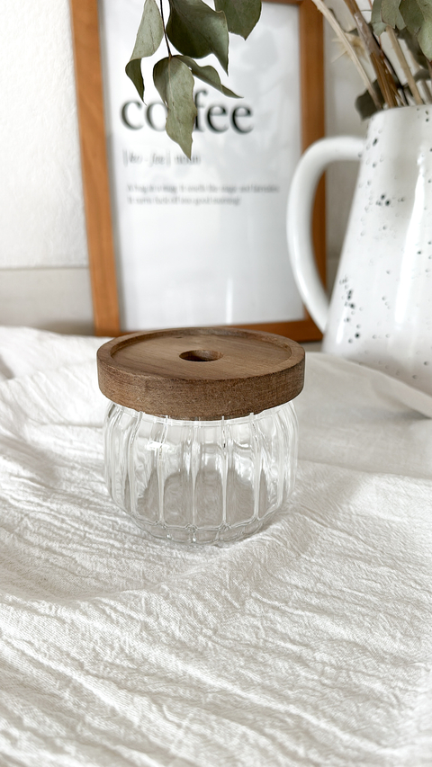 FRASCO TAPA MADERA GAJOS - 150 ML