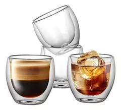 VASO CAFE DOBLE VIDRIO - 150 ML (unidad) en internet