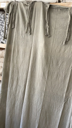 CORTINA GINA CEMENTO - 100% GASA DE ALGODON