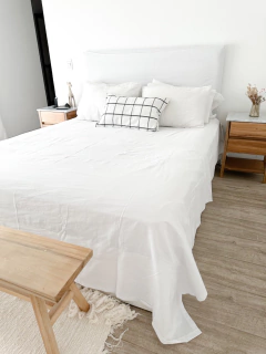 CUBRECAMA ALLEGRA OFF WHITE - 240X250 CMS