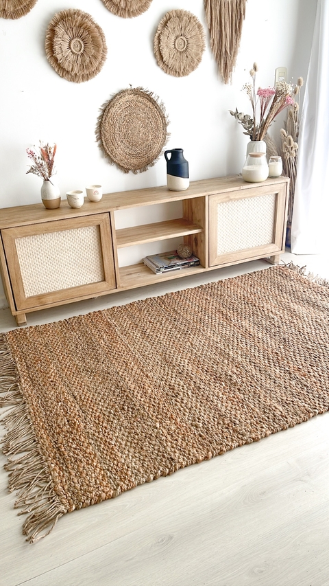 ALFOMBRA YUTE TRENZADO (120x180)