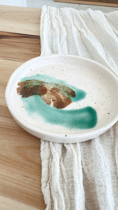 PLATO POSTRE PINCELADA MAS LUNARES en internet