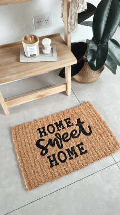 FELPUDO HOME SWEET HOME COCO TEJIDO - comprar online