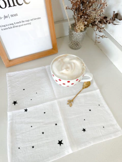 PAÑO MULTIUSO DE GASA - ESTRELLAS - 30X30 CMS