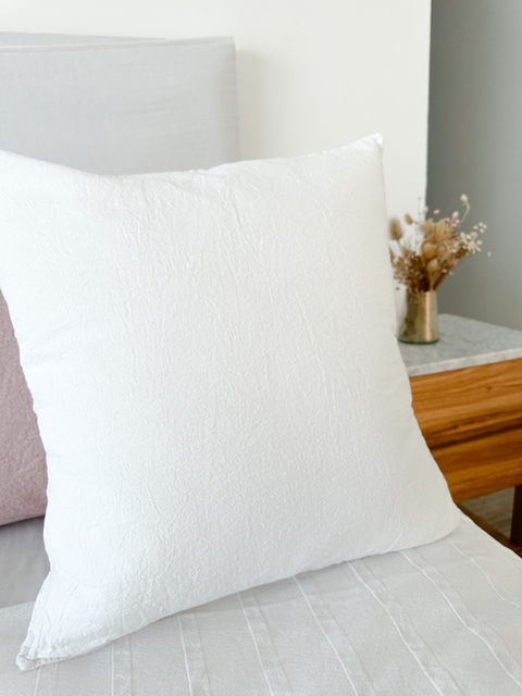 FUNDA CARLOTA OFF WHITE - 50X50 CMS