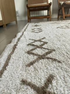 ALFOMBRA DE LA INDIA RUNAS TIERRA (ver medidas) - HENA & CO.