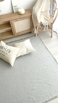 HAPPY HOUR!! ALFOMBRA LIVIANA/MANTA JUANA 100% ALGODON