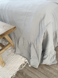 PIE DE CAMA VOLADOS GRIS - 16OX280 CMS en internet