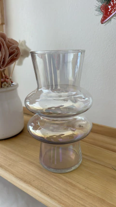 FLORERO VIDRIO PERLADO JUPITER - comprar online