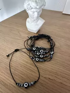 Pulsera OJO NEGRO con cristal de roca