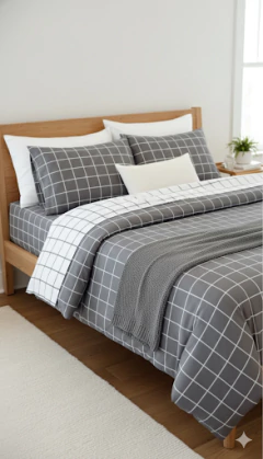 JUEGO DE SABANA QUEEN 6 PIEZAS - MICROFIBRA SUPER SOFT en internet