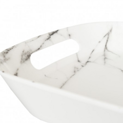 BANDEJA MARMOLADA DE MELAMINA - 36X23X4 CMS - comprar online