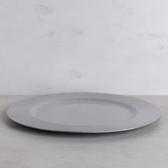 PLATO DE SITIO PLATEADO MELAMINA en internet
