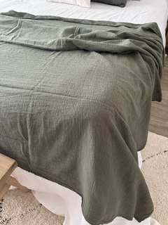 PIE DE CAMA ANI - VERDE OSCURO - comprar online