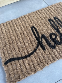 FELPUDO HELLO COCO TEJIDO - comprar online