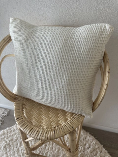 FUNDA WAFFLE 50X50 CMS - NATURAL