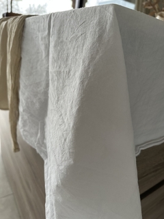 MANTEL OFF WHITE TUSSOR - 150X200 CMS en internet