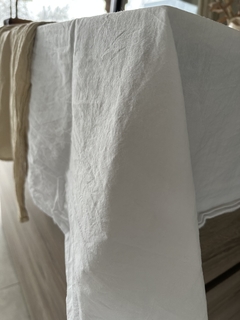 MANTEL OFF WHITE TUSSOR - 150X250 CMS en internet