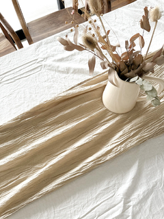 MANTEL OFF WHITE TUSSOR - 150X200 CMS - comprar online