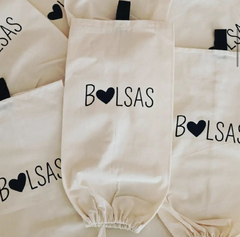 PORTA BOLSAS CON ESTAMPA "BOLSAS"