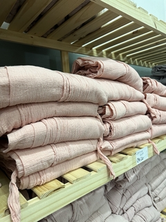CORTINA GINA ROSA CHICLE - 100% GASA DE ALGODON