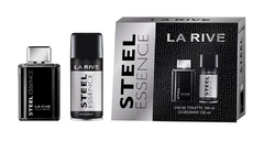 La Rive Kit Steel Essence EDT 100ml + Desodorante 150ml - comprar online