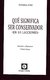 Qué significa ser conservador en 10 lecciones