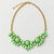 collar piedras verde - comprar online