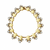collar piedra color crudo y Strass - comprar online