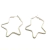 Argolla metal estrella chata - comprar online