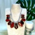 Collar metal piedras - comprar online