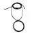 Choker cordón circulo negro